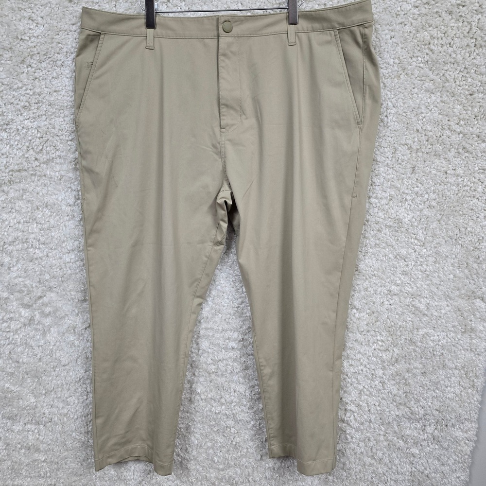Rhone Commuter Pants Mens 40x24.5 Khaki Tan Technical Stretch Office Golf